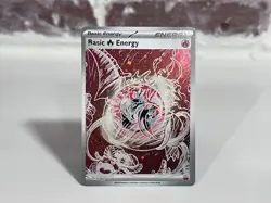 Fan made Pokemon Charizard XP-P Collection Promo on a Holo 151 Energy Card - Image 1