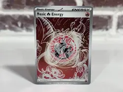 Fan made Pokemon Charizard XP-P Collection Promo on a Holo 151 Energy Card - Image 2