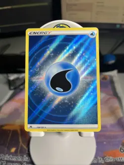 Water Energy 154/159 Rare Holo Pokemon Card - Sw&Sh Crown Zenith set - NM - Image 1