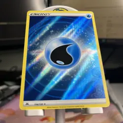 Water Energy 154/159 Rare Holo Pokemon Card - Sw&Sh Crown Zenith set - NM - Image 2