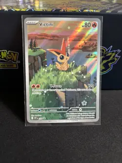 Pokemon Victini Full Art Promo SVP: Scarlet & Violet 208 Holo 80 HP Trading Card - Image 1