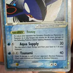 Kyogre ex - 037 (EX Collector's Tins) holo rare Pokemon card - Image 4