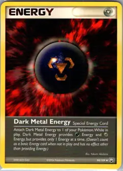 Dark Metal Energy 94/109 Non Holo Team Rocket Returns - Pokemon Card - NM - Image 1