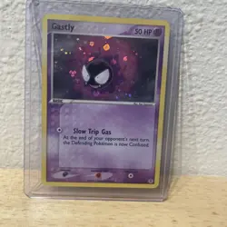 Gastly 63/112 Reverse Holo EX FireRed & LeafGreen Pokemon Card - Image 1