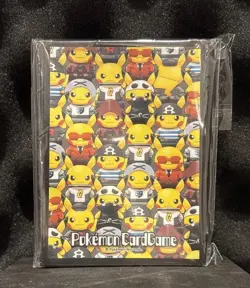 64 Team Skull Grunt Pikachu Pokemon Center Japan Poncho Card Sleeves Limited Ed. - Image 1
