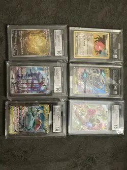 Pokemon TCG Japanese Foil Graded Gem Mint 10 Lot Chansey 6 Cards tag & cgc - Image 1
