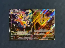 Jolteon VMAX SWSH184 Jolteon V SWSH183 Sword & Shield Promo Cards Set Near Mint - Image 1