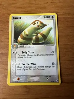2006 Pokemon TCG Card Legend Maker Furret 33/92 Uncommon - Image 1