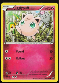 Jigglypuff 65/124 LP Fates Collide English Pokemon Card TCG - NM - Image 1