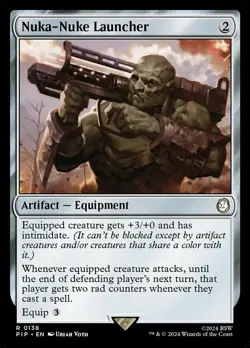 x1 Nuka-Nuke Launcher - Foil R MTG Universes Beyond: Fallout M/NM, English - Image 1
