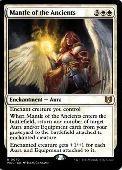 Mantle of the Ancients 70 WOC Commander: Wilds of Eldraine (NM) - Image 1