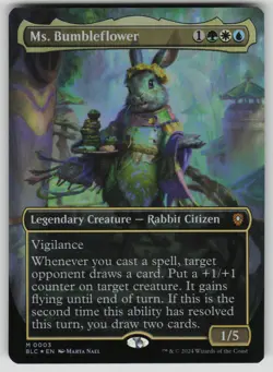 Ms. Bumbleflower (Borderless) Foil M Commander: Bloomburrow 3 NM - Image 1