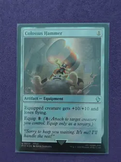 Colossus Hammer (Surge Foil) #338 (NM) Final Fantasy FIC Magic MTG - Image 1