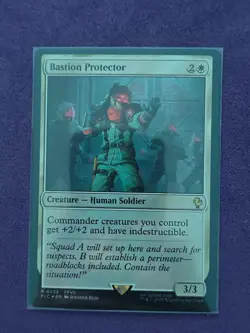 Bastion Protector Surge Foil - FIC 0233 NM - MTG Magic - Image 1