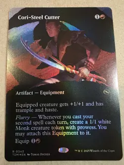 Cori-Steel Cutter - Foil (Borderless) Tarkir: Dragonstorm - Mtg - Image 1