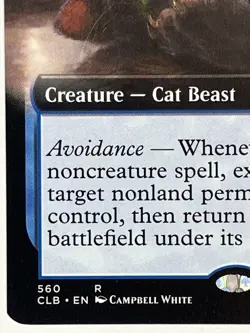 Displacer Kitten Extended Art Commander Legends Battle for Baldur's Gate 560 MTG - Image 5