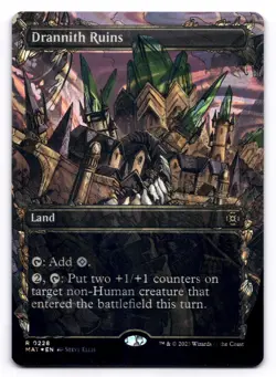 Drannith Ruins NM Halo Foil March of the Machine: The Aftermath 0228 MTG Foil - Image 1