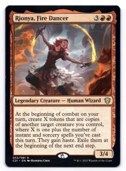 Rionya, Fire Dancer LP Commander 2021 055/081 MTG Regular - Image 1