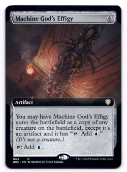 Machine God's Effigy NM Extended Art Commander: Brothers' War 063 MTG Regular - Image 1