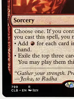 Jeska's Will NM Commander Legends: Battle for Baldur Gate 799 MTG Regular - Image 5