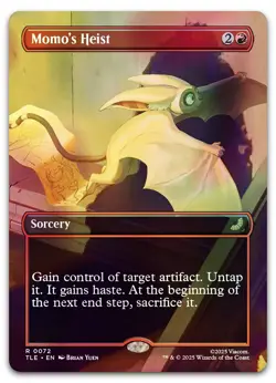 Momo's Heist (Borderless) #72 (Foil) (NM) TLE Magic MTG - Image 1