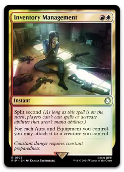 Inventory Management #105 (Foil) (NM) Fallout PIP Magic MTG - Image 1