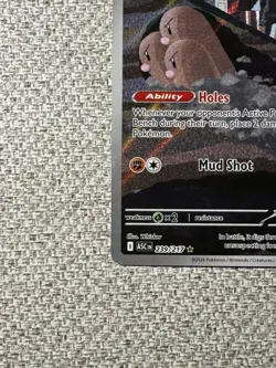 Pokemon TCG Team Rocket's Dugtrio ASC 239/217 Holo Rare Fighting HP100 - Image 4
