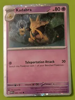 Kadabra 064/165 Cosmos Holo Promo Pokemon 151 Pokemon TCG - Image 1