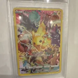 Pokemon Pikachu Full Art Secret Rare Holo Crown Zenith #160/159 PSA 10 2023 - Image 3