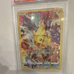 Pokemon Pikachu Full Art Secret Rare Holo Crown Zenith #160/159 PSA 10 2023 - Image 4