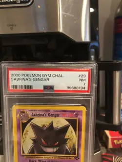 SABRINA'S GENGAR #29 - 2000 GYM CHALLENGE SET, RARE PSA 7, POKEMON TCG - Image 2