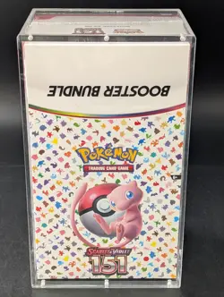Pokemon 151 SV3.5 Booster Bundle Display Case Sealed W/Acrylic Case - Image 1