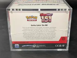 Pokemon 151 SV3.5 Booster Bundle Display Case Sealed W/Acrylic Case - Image 3