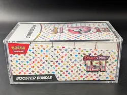 Pokemon 151 SV3.5 Booster Bundle Display Case Sealed W/Acrylic Case - Image 4