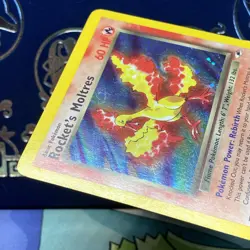 Rocket's Moltres - 12/132 Gym Heroes Unlimited Holo Rare Pokemon - LP - Image 5