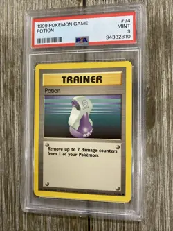 PSA 9 1999 POKEMON GAME POTION - Image 1