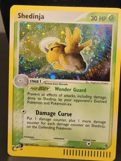 Shedinja 11/97 Dragon Holo SWIRL E READER rare Pokemon VINTAGE - Image 2