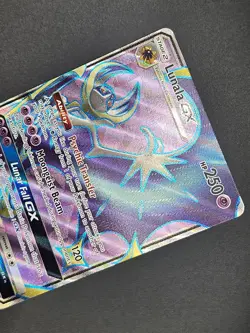 Pokemon TCG Lunala GX 141/149 Rare Sun & Moon Base Holo Foil Full Art Card - Image 2