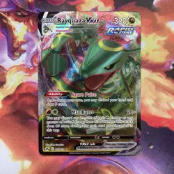 Pokemon TCG Rayquaza VMAX Crown Zenith 102/159 Holo Ultra Rare - Image 1
