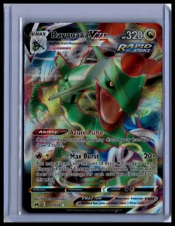 2023 Pokemon Crown Zenith Rayquaza VMAX (101) #101/159 - Image 1