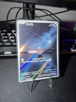 2023 POKEMON OBF EN-OBSIDIAN FLAMES | ILLUSTRATION RARE CLEFFA 202 - Image 1