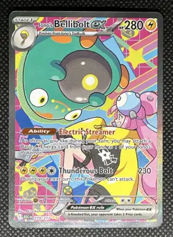 Pokemon Ascended Heroes Ionos Bellibolt EX 279/217 Special Illustration Rare SIR - Image 1