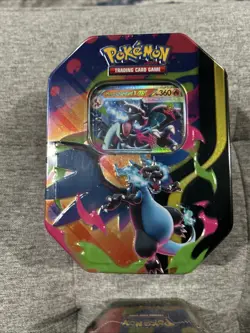 (4) Pokemon TCG Mega Charizard X & Y Tins Brand New & Sealed Lot Of 4 - Image 4