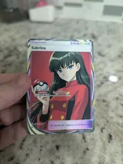 Sabrina Trainer Support Full Art Custom Pokemon Tcg - Image 2