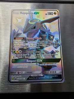 Pokemon Rayquaza GX 177A/168 Alternate Art Promo Holo Dragon Break Tempest GX - Image 2