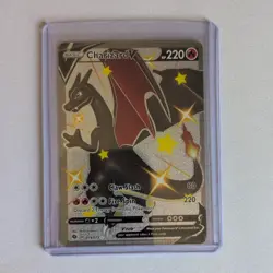 Pokemon Charizard V Shining Fates Full Art Secret Rare Holo Card 079/073 - Image 1