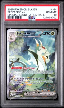 PSA 10 SERPERIOR EX 164/086 SPECIAL ILLUSTRATION RARE BLACK BOLT POKEMON 🍃 - Image 1