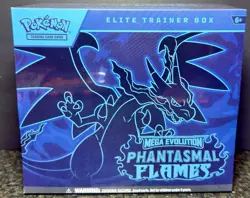 Pokemon Charizard Phantasmal Flames Elite Trainer Box ETB Mega Evolution - Image 1