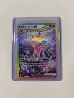Espeon ex 155/131 Prismatic Evolutions Special Illustration Rare Pokemon TCG - Image 1