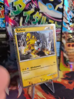 Pokemon Karte Card Raikou Hgss Black Star Promo Heartgold Soulsilver Holo Exc+ - Image 1